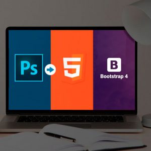 Pasaremos de un archivo PSD a HTML5 utilizando el editor Brackets y su poderoso componente Extract para agilizar el trabajo y el tiempo de entrega.