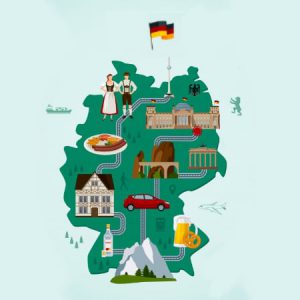 Aprende a comunicarte en alemán de manera fácil, efectiva y divertida con imágenes. Así te podrás defender en tus próximas vacaciones o en el día a día.
El curso completo de A1 está compuesto por cinco partes y esta es la primera.