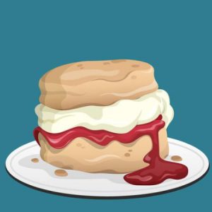 Paso a paso de la receta de scones clásicos.